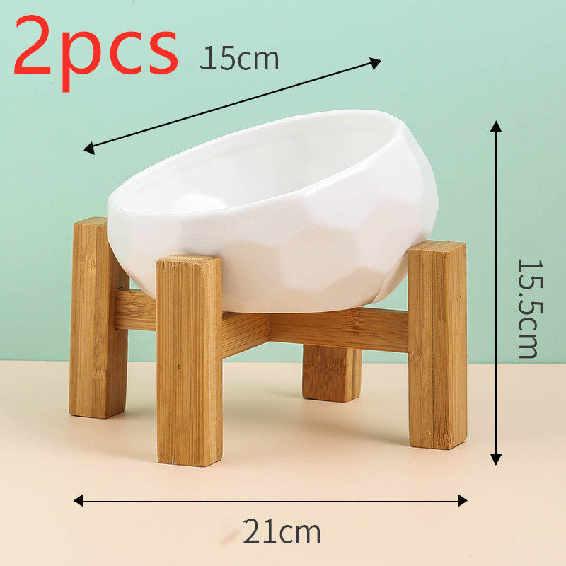 Ceramic Pet Oblique Mouth Bowl - Companion Care