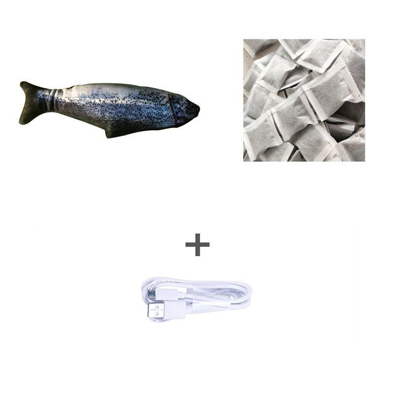 Simulation Electric Jumping Fish Toy - Companion Care