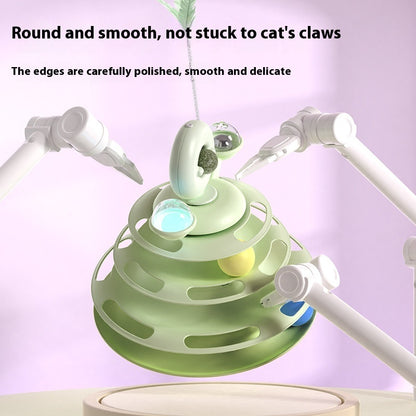 Funny Interactive 4 Levels Tower Turntable Toy - Companion Care