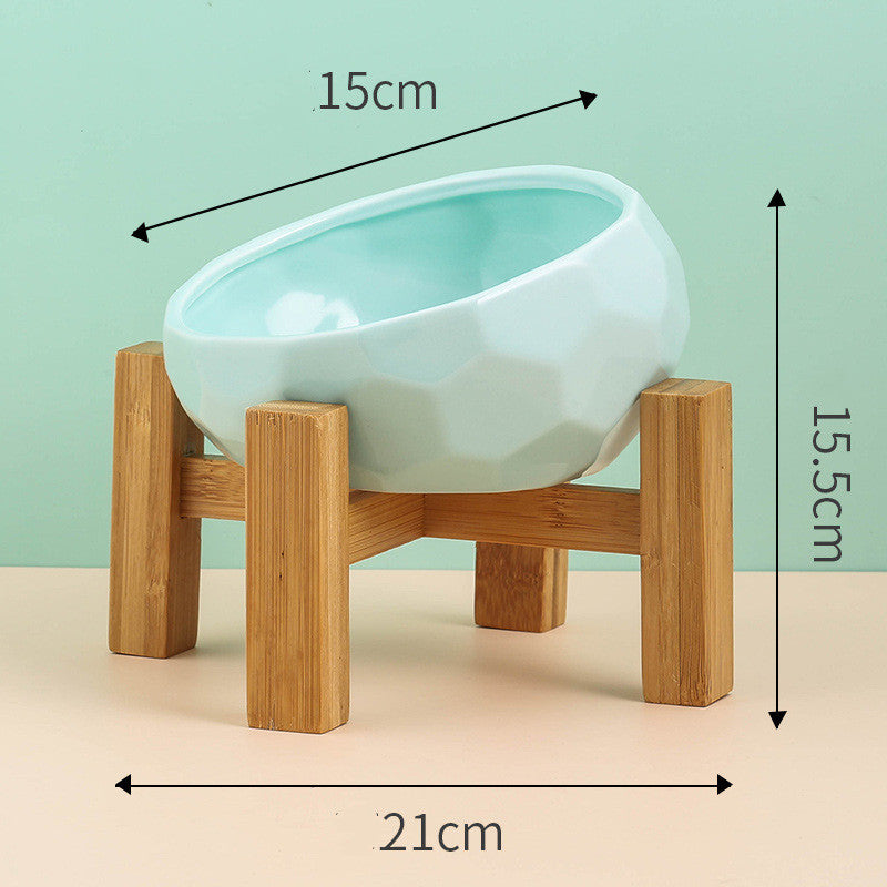 Ceramic Pet Oblique Mouth Bowl - Companion Care