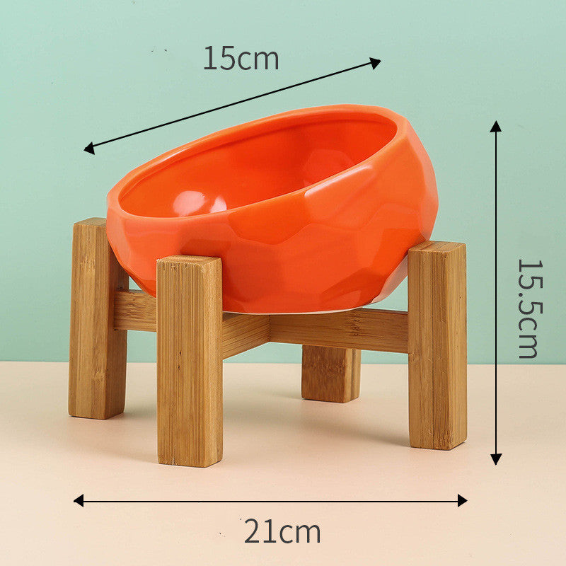 Ceramic Pet Oblique Mouth Bowl - Companion Care