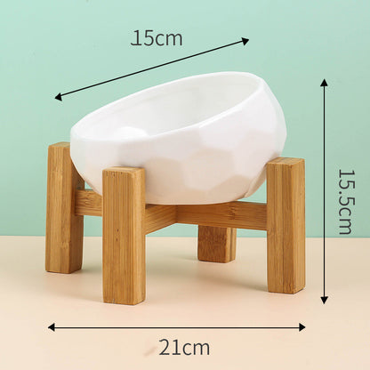 Ceramic Pet Oblique Mouth Bowl - Companion Care
