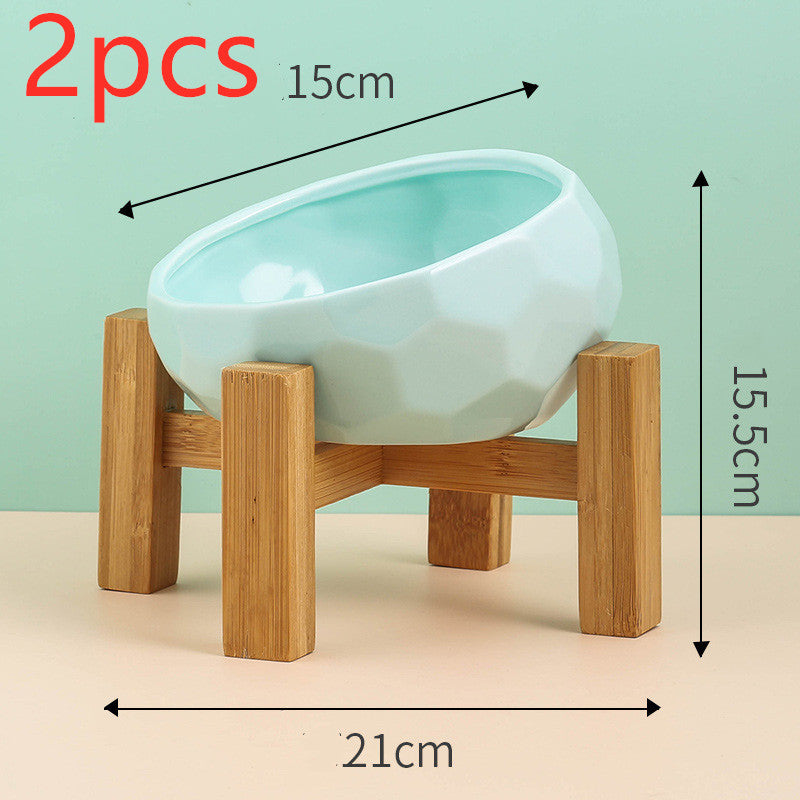 Ceramic Pet Oblique Mouth Bowl - Companion Care