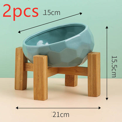 Ceramic Pet Oblique Mouth Bowl - Companion Care