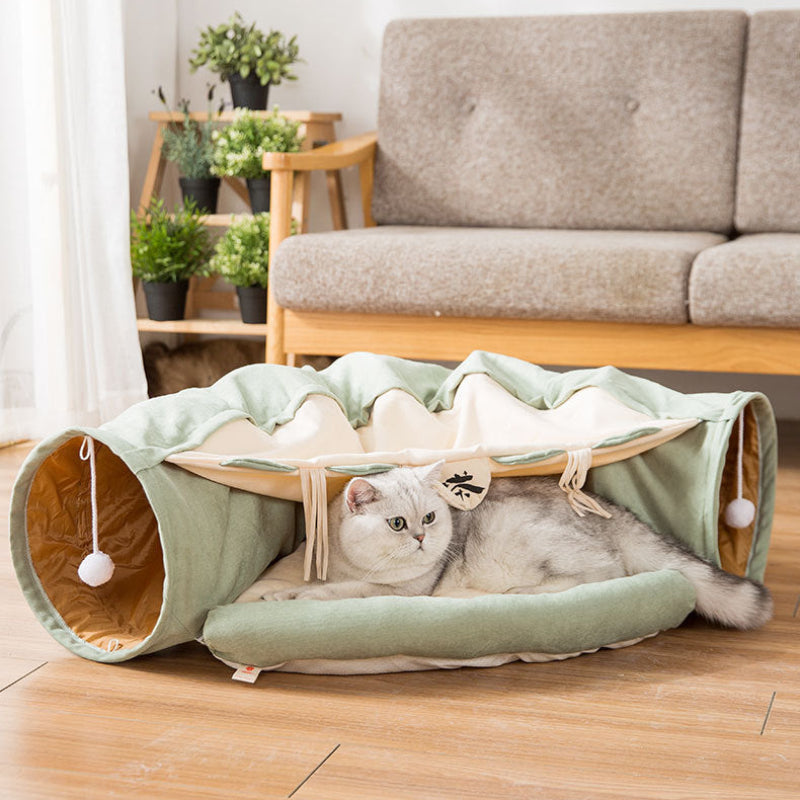 Washable Durable Collapsible Cat Tunnel - Companion Care