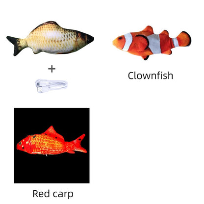 Simulation Electric Jumping Fish Toy - Companion Care