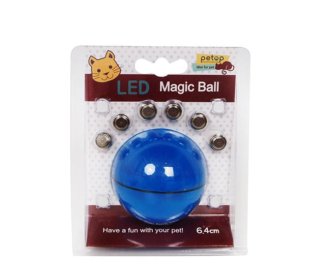 Funny LED Laser Rolling Ball Pet Toy - Companion Care