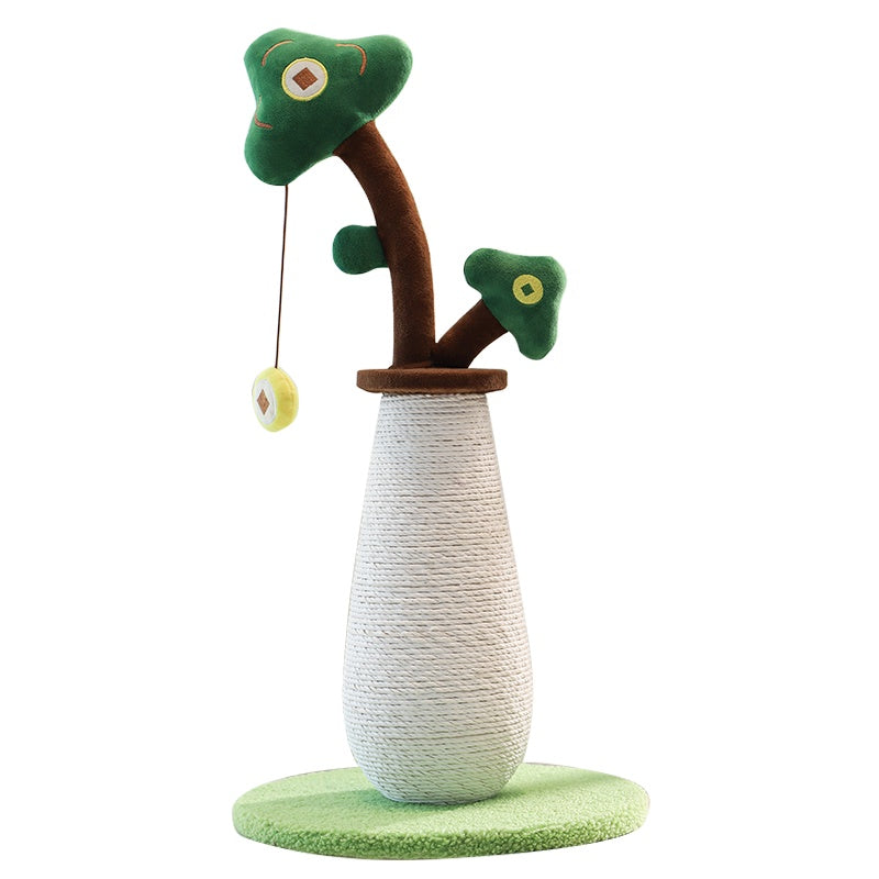 Vertical Money Tree Cat Scratching Pole - Companion Care