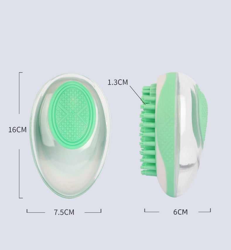2-in-1 Pet Soft Silicone Bath Massage Comb - Companion Care
