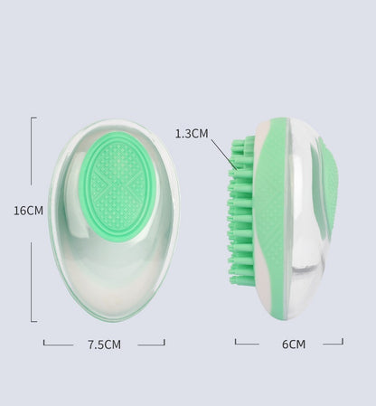2-in-1 Pet Soft Silicone Bath Massage Comb - Companion Care