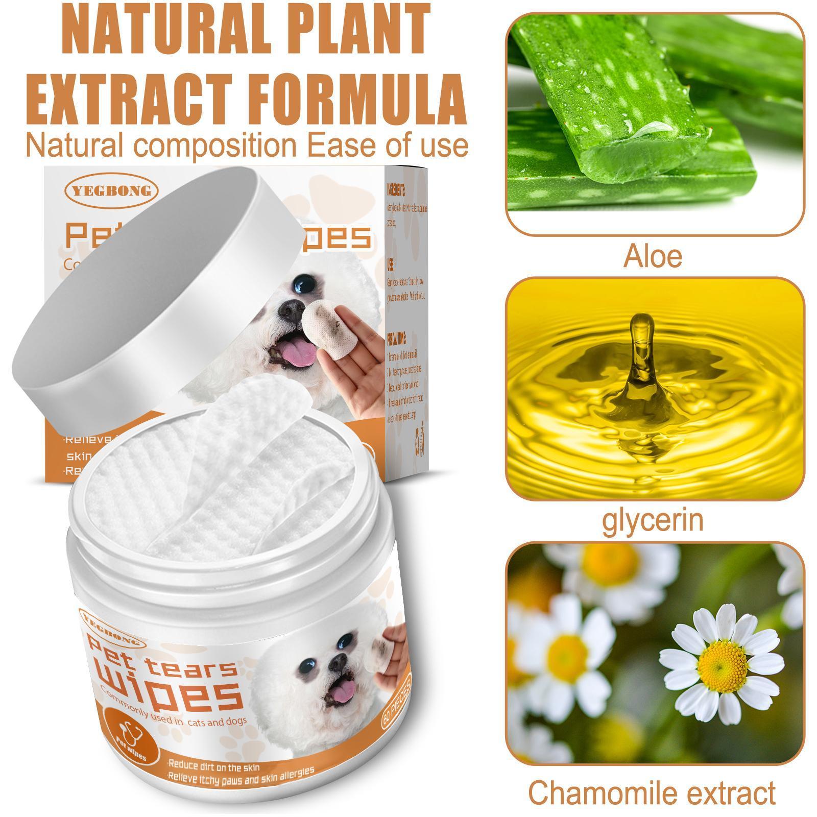 Tear Stains Eye Cleaning Wipes For Pet - Companion Care