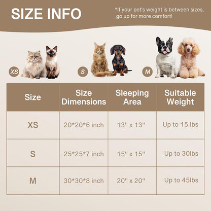 Washable Round Donut Cat Bed - Companion Care