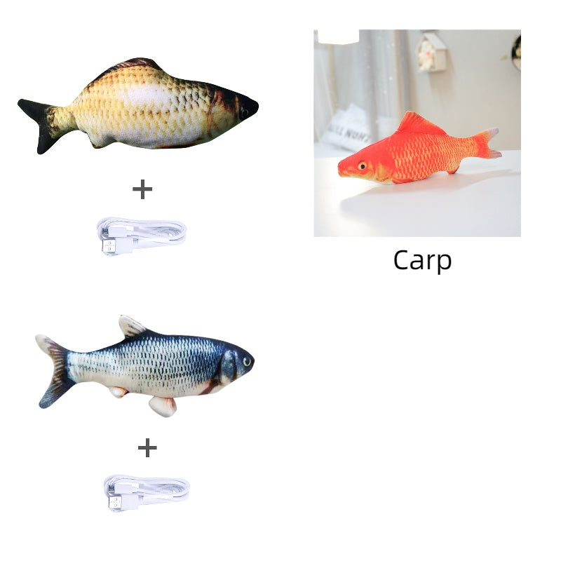 Simulation Electric Jumping Fish Toy - Companion Care