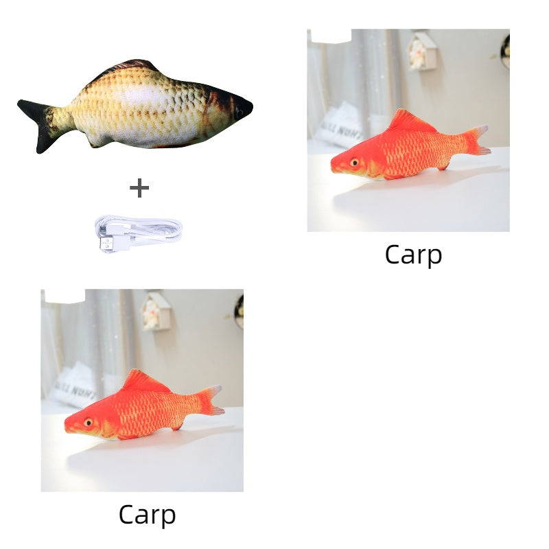 Simulation Electric Jumping Fish Toy - Companion Care