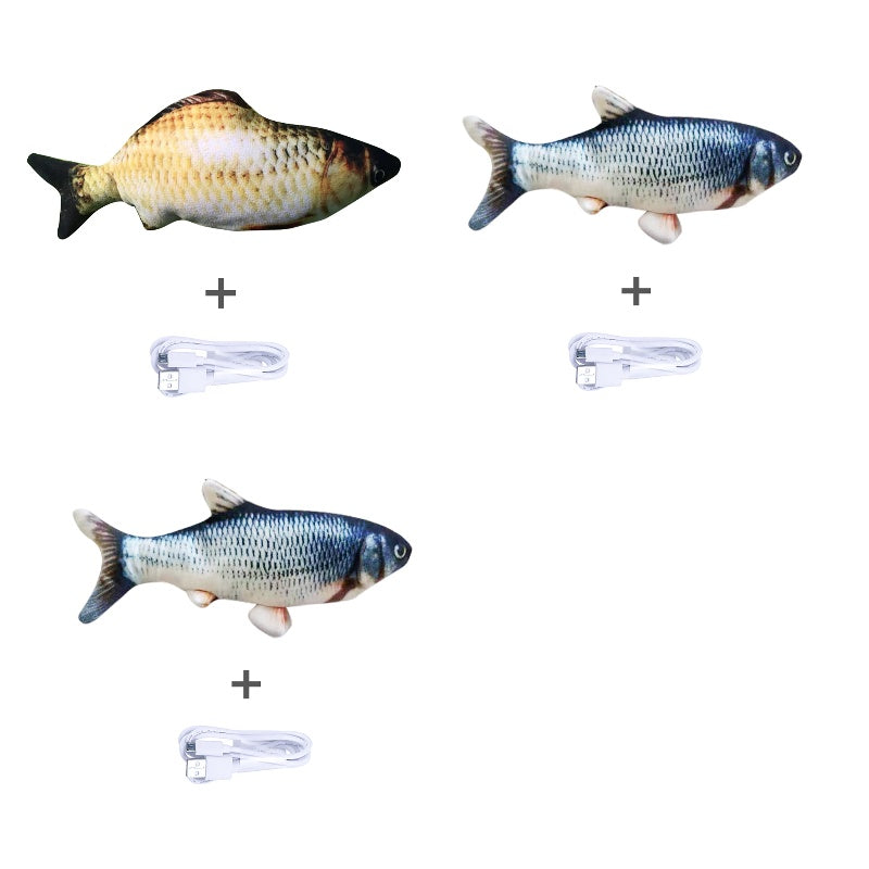 Simulation Electric Jumping Fish Toy - Companion Care