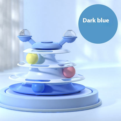 Funny Interactive 4 Levels Tower Turntable Toy - Companion Care