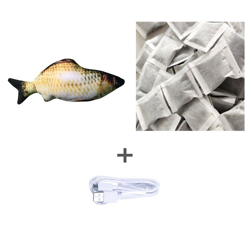 Simulation Electric Jumping Fish Toy - Companion Care