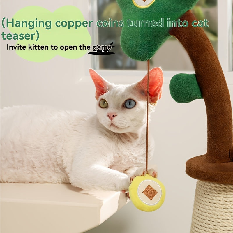 Vertical Money Tree Cat Scratching Pole - Companion Care