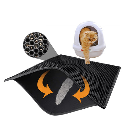 Waterproof Double Layer Honeycomb Cat Litter Mat - Companion Care