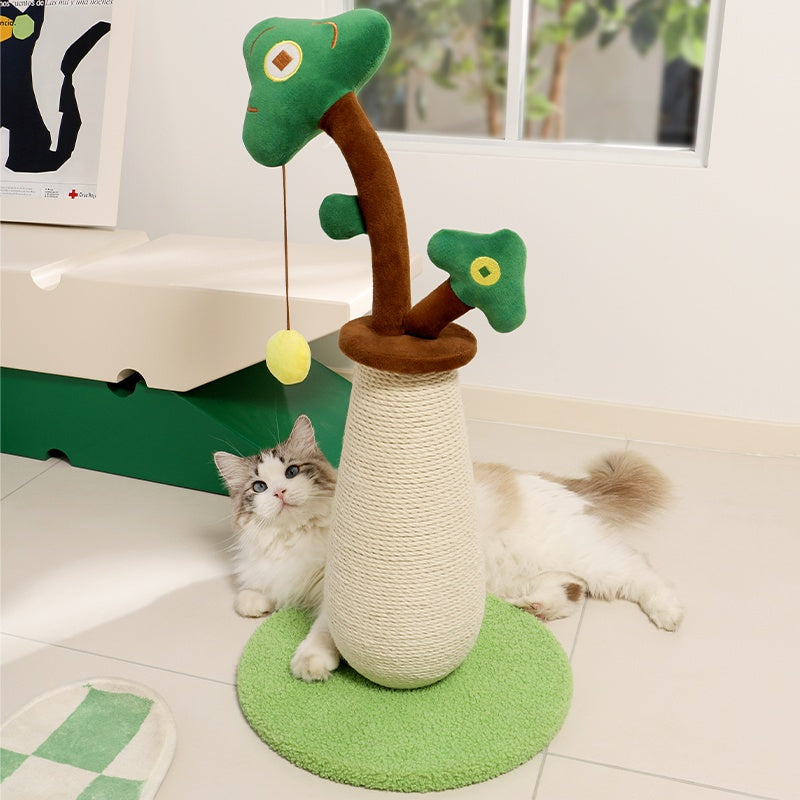 Vertical Money Tree Cat Scratching Pole - Companion Care