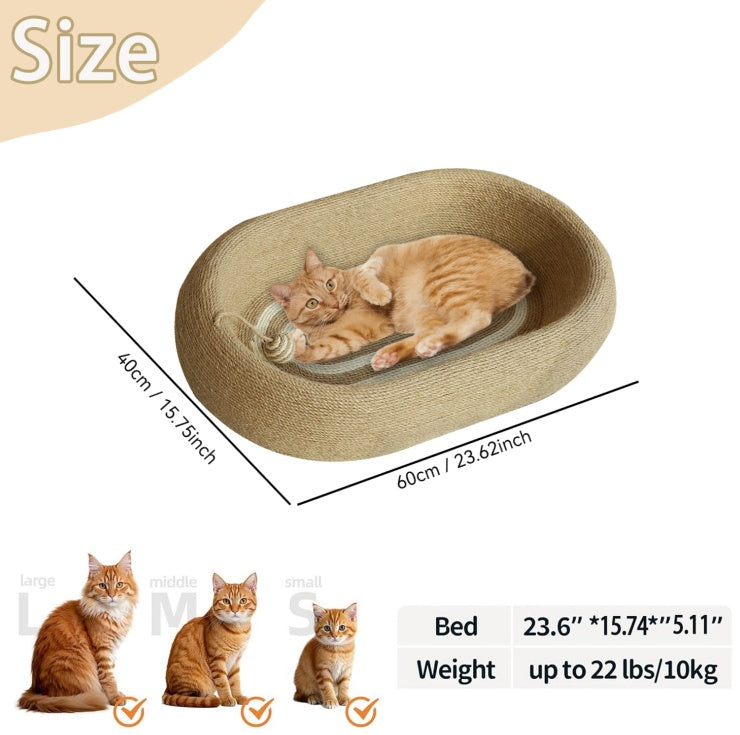 Large Space Sisal Cat Scratching Board - Companion Care