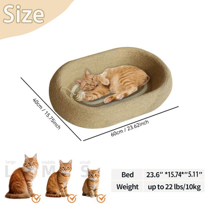Large Space Sisal Cat Scratching Board - Companion Care