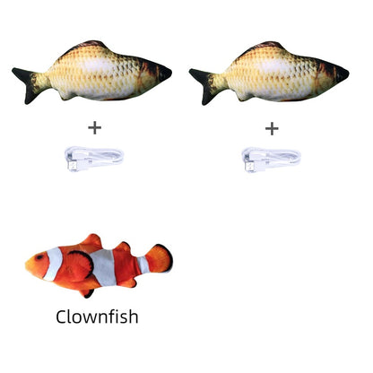 Simulation Electric Jumping Fish Toy - Companion Care