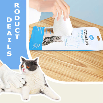 Pet Bathing Wipes Gloves For Body - Companion Care