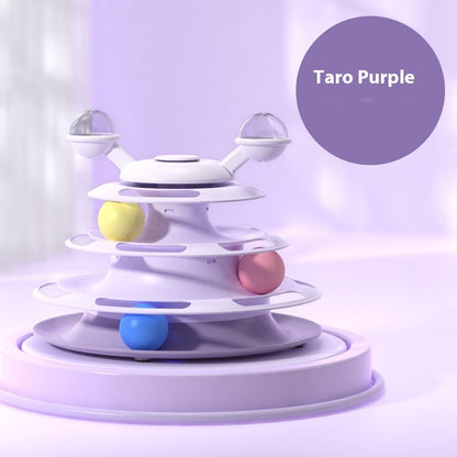 Funny Interactive 4 Levels Tower Turntable Toy - Companion Care