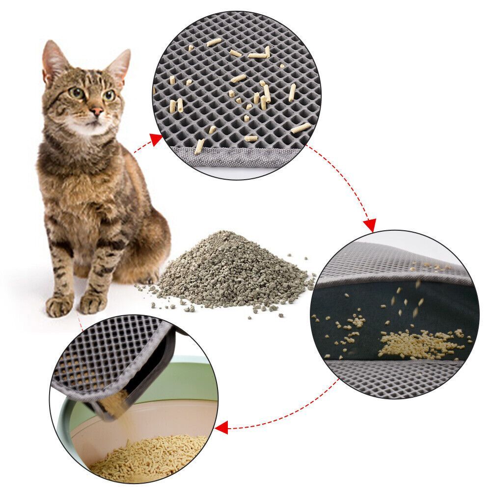 Waterproof Double Layer Honeycomb Cat Litter Mat - Companion Care